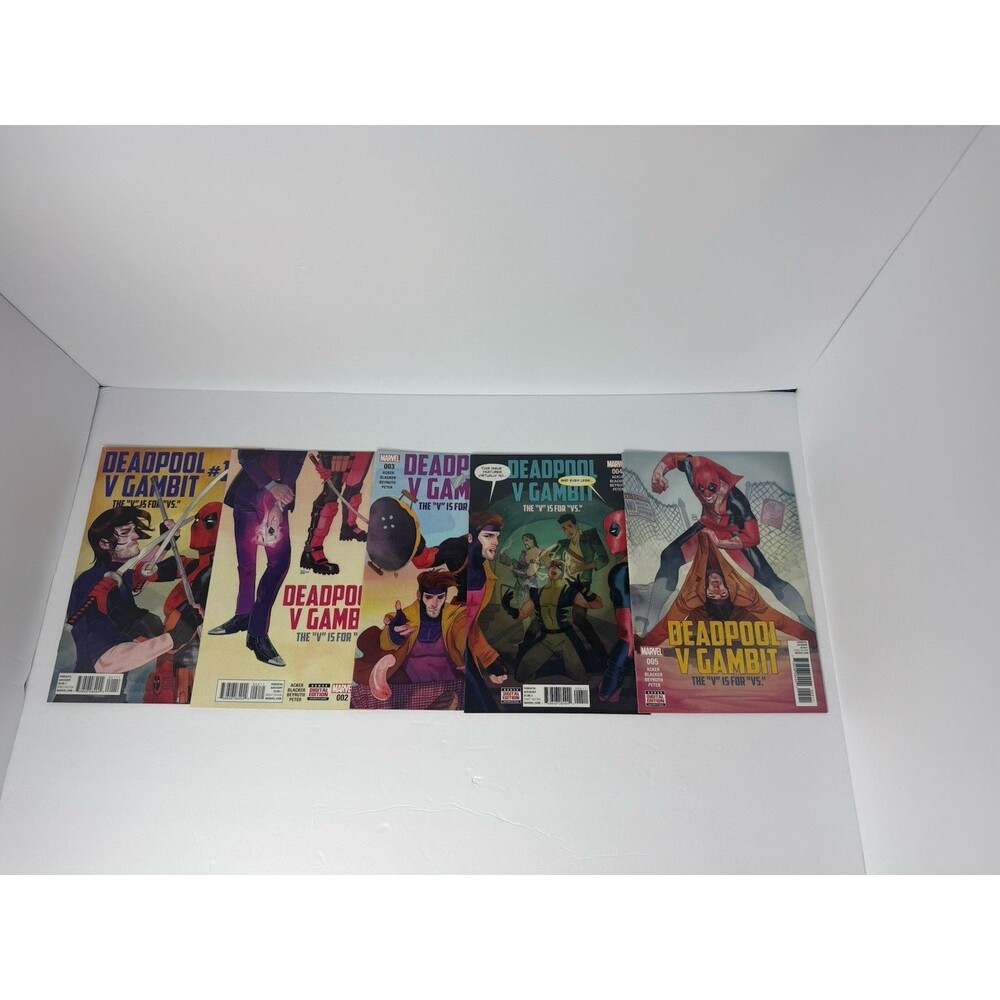Deadpool V Gambit #1-5 Complete Set Marvel Comics 2016